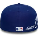 casquette-courbee-bleue-ajustee-59fifty-low-profile-precurved-est-script-los-angeles-dodgers-mlb-new-era