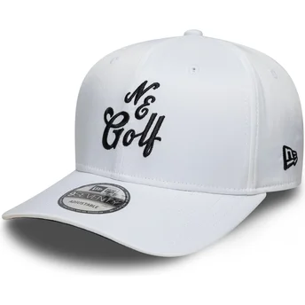 Casquette courbée blanche snapback 9SEVENTY Stretch Snap Technical Golf New Era