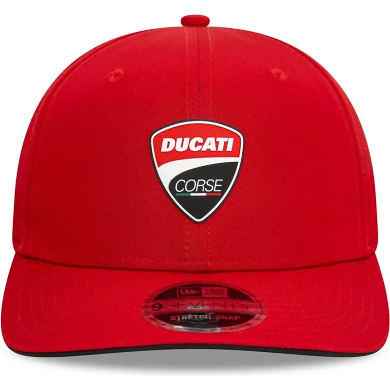 casquette-courbee-rouge-snapback-9seventy-stretch-snap-core-ducati-motor-motogp-new-era