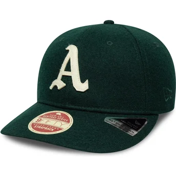 Casquette courbée verte ajustable 9FIFTY Retro Crown Heritage Series Oakland Athletics MLB New Era