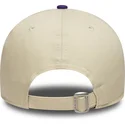 casquette-courbee-beige-et-violette-ajustable-9forty-colour-block-los-angeles-lakers-nba-new-era