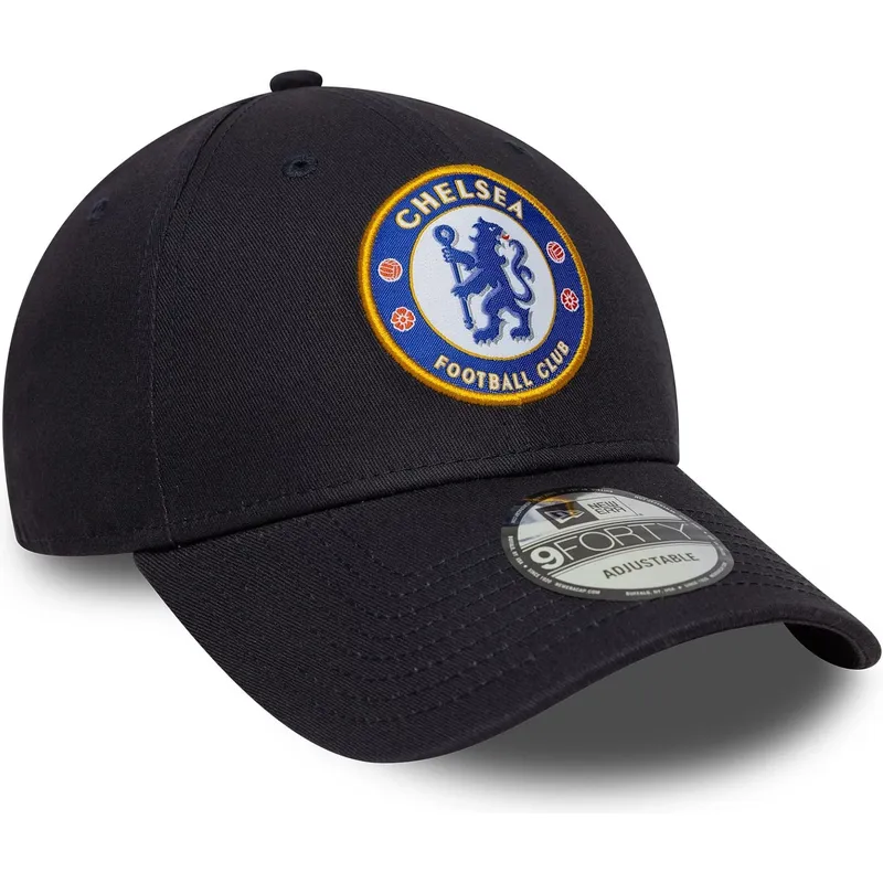 casquette-courbee-bleue-marine-snapback-9forty-core-chelsea-football-club-premier-league-new-era
