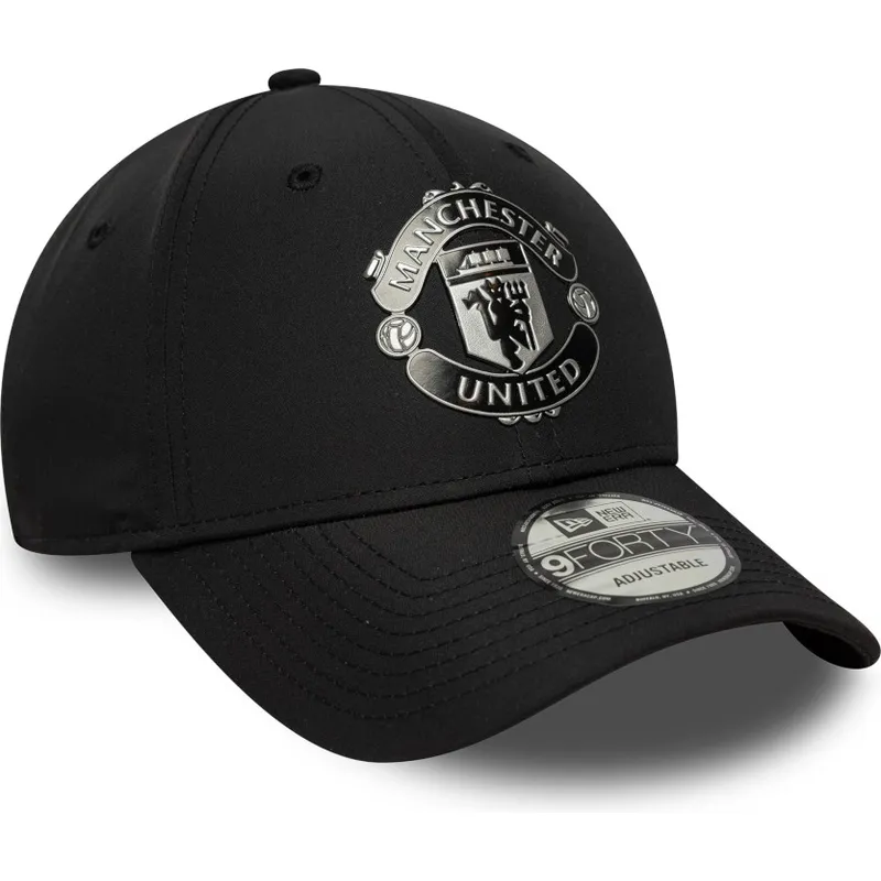 casquette-courbee-noire-ajustable-9forty-reflective-manchester-united-football-club-premier-league-new-era
