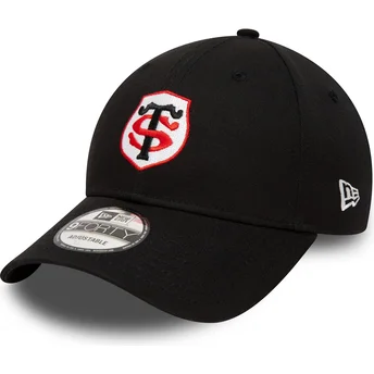 Casquette courbée noire ajustable 9FORTY Team Logo Stade Toulousain Top 14 New Era