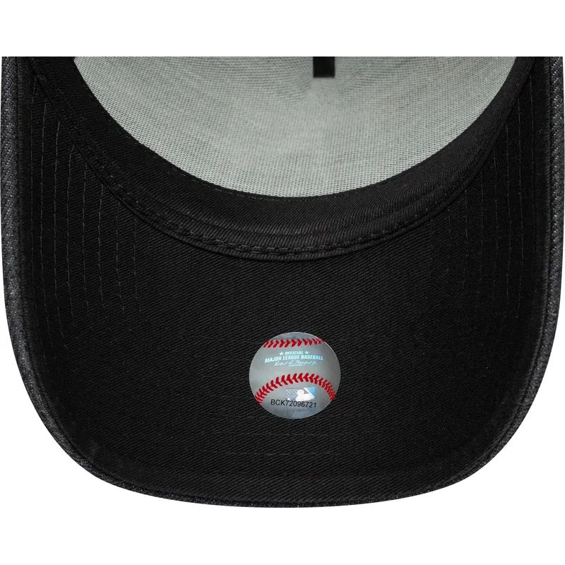 casquette-courbee-noire-snapback-9forty-e-frame-denim-los-angeles-dodgers-mlb-new-era