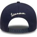 casquette-courbee-bleue-snapback-9forty-m-crown-80th-year-vespa-piaggio-new-era