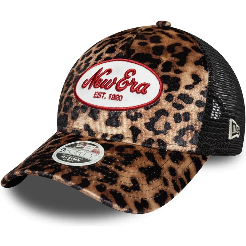 casquette-trucker-leopard-pour-femme-9forty-a-frame-m-crown-new-era