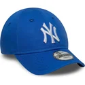 casquette-courbee-bleue-ajustable-pour-enfant-pequeno-9forty-league-essential-new-york-yankees-mlb-new-era