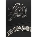 casquette-trucker-noire-contrast-stitch-panther-graphic-ed-hardy