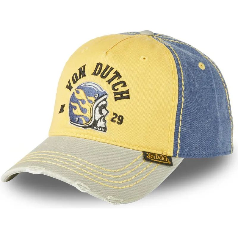 casquette-courbee-multicolore-ajustable-retro12-von-dutch