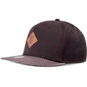 casquette-plate-marron-ajustable-glencheck-djinns