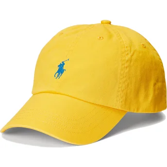 Casquette courbée jaune ajustable Cotton Chino Classic Sport Polo Ralph Lauren