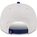 casquette-courbee-beige-et-bleue-snapback-9fifty-a-frame-classic-los-angeles-dodgers-mlb-new-era