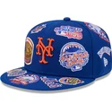casquette-plate-bleue-ajustee-59fifty-all-over-new-york-mets-mlb-new-era