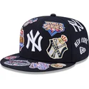 casquette-plate-bleue-marine-ajustee-59fifty-all-over-logos-new-york-yankees-mlb-new-era