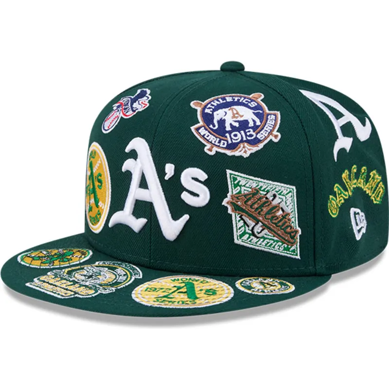 casquette-plate-verte-ajustee-59fifty-all-over-oakland-athletics-mlb-new-era