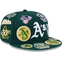 casquette-plate-verte-ajustee-59fifty-all-over-oakland-athletics-mlb-new-era