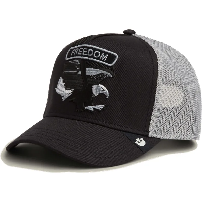 casquette-trucker-noire-aigle-classic-rocker-freedom-the-farm-goorin-bros