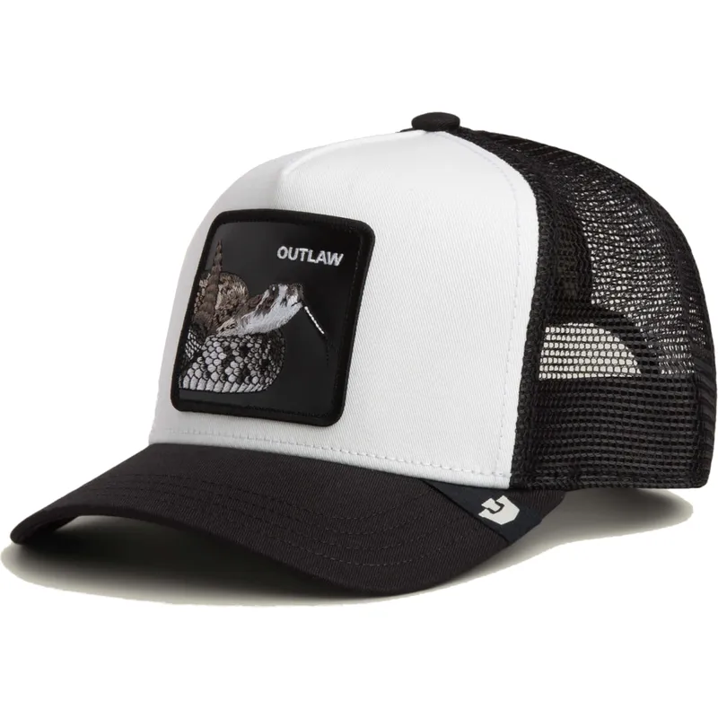 casquette-trucker-blanche-et-noire-serpent-outlaw-the-farm-goorin-bros