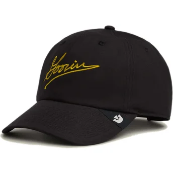 Casquette courbée noire ajustable Script Papa Goorin Bros.