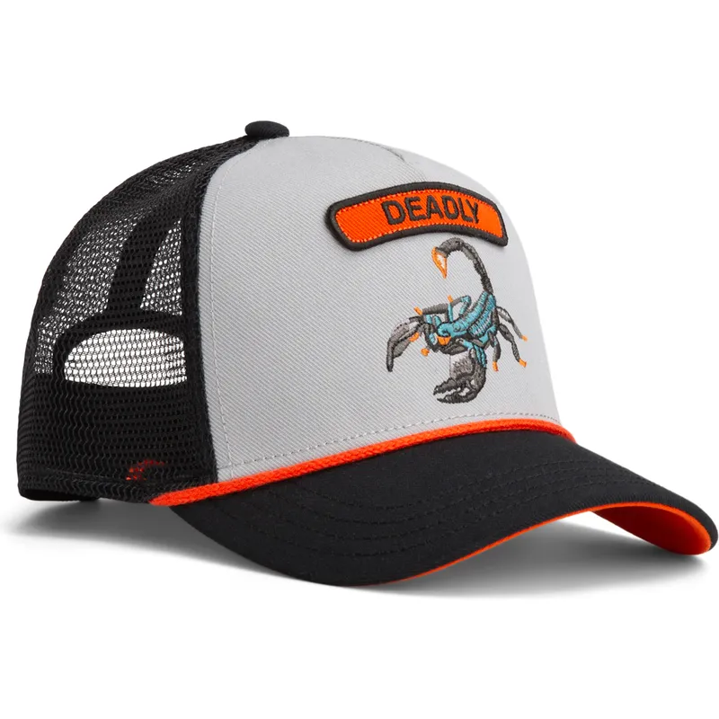 casquette-trucker-grise-scorpion-pop-rocker-scorpion-the-farm-goorin-bros