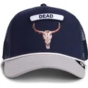 casquette-trucker-bleue-marine-boeuf-pop-rocker-skull-the-farm-goorin-bros
