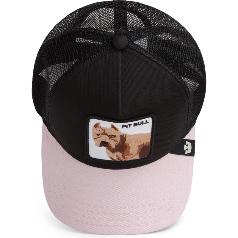 casquette-trucker-noire-whisper-the-pitbull-the-farm-goorin-bros