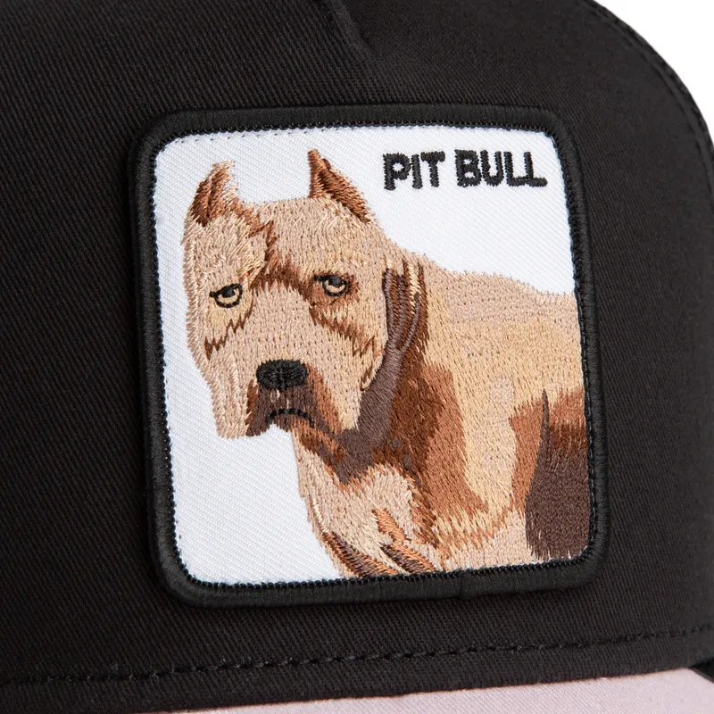 casquette-trucker-noire-whisper-the-pitbull-the-farm-goorin-bros