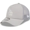 casquette-trucker-grise-9forty-apex-batting-practice-los-angeles-dodgers-mlb-new-era