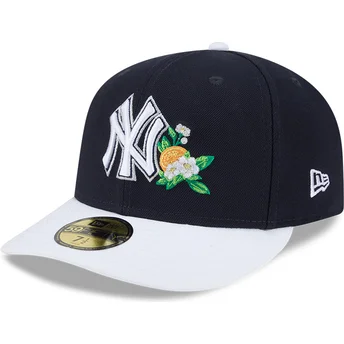 Casquette courbée bleue marine et blanche ajustée 59FIFTY Spring Training New York Yankees MLB New Era
