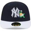 casquette-courbee-bleue-marine-et-blanche-ajustee-59fifty-spring-training-new-york-yankees-mlb-new-era