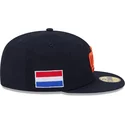 casquette-plate-bleue-marine-ajustee-59fifty-the-netherlands-2026-world-baseball-classic-new-era