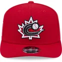 casquette-courbee-rouge-snapback-9seventy-stretch-snap-canada-2026-world-baseball-classic-new-era