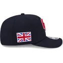 casquette-courbee-bleue-marine-snapback-9seventy-stretch-snap-great-britain-2026-world-baseball-classic-new-era
