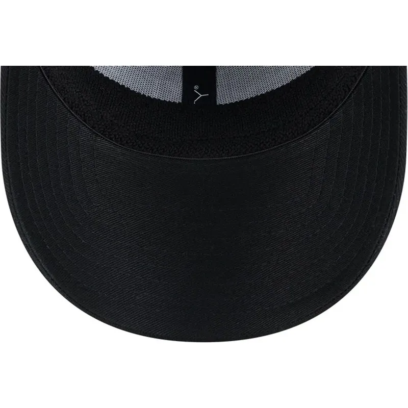 casquette-trucker-noire-ajustee-avec-logo-noir-39thirty-evergreen-neo-los-angeles-dodgers-mlb-new-era