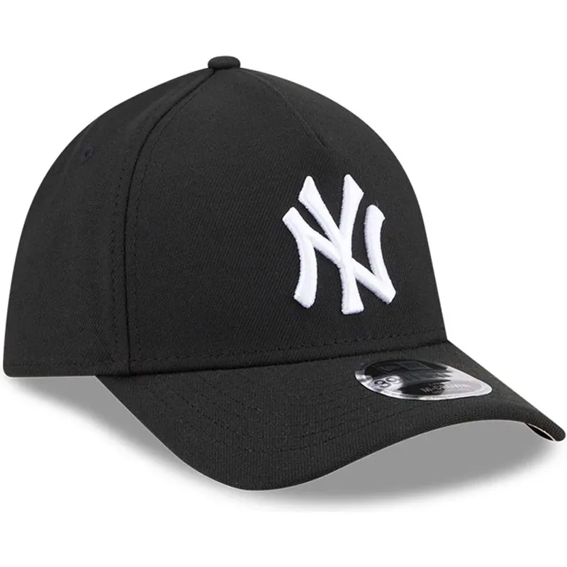 casquette-courbee-noire-ajustee-39thirty-m-crown-a-frame-new-york-yankees-mlb-new-era