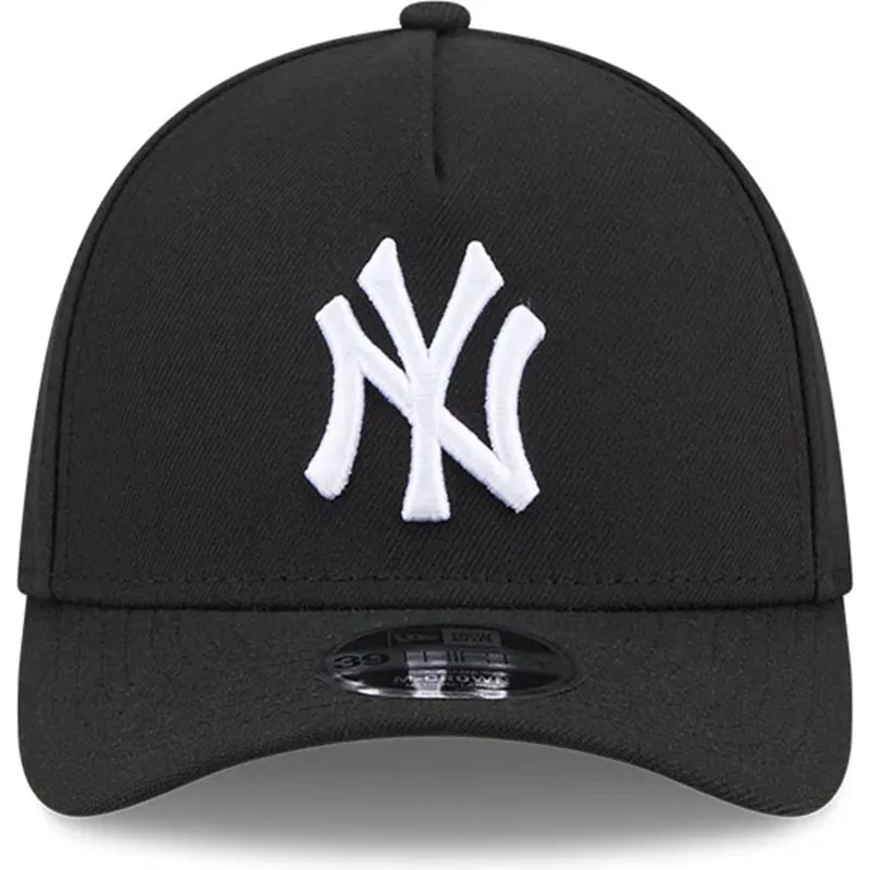 casquette-courbee-noire-ajustee-39thirty-m-crown-a-frame-new-york-yankees-mlb-new-era