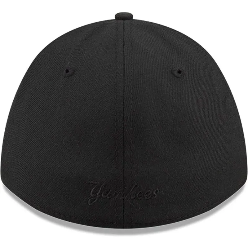 casquette-courbee-noire-ajustee-avec-logo-noir-39thirty-m-crown-a-frame-new-york-yankees-mlb-new-era