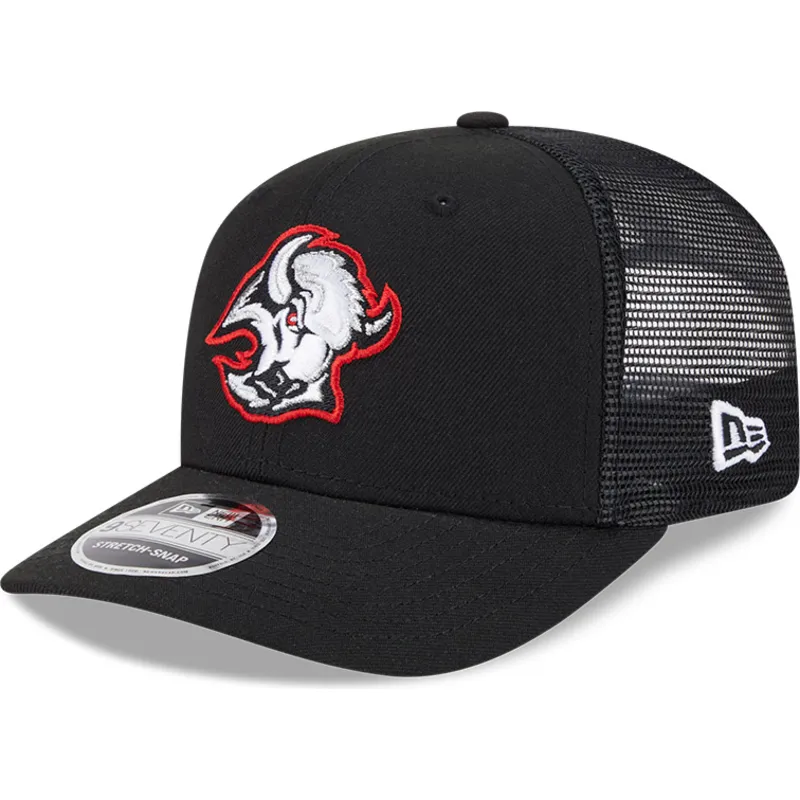 casquette-trucker-noire-9seventy-stretch-snap-evergreen-buffalo-sabres-nhl-new-era