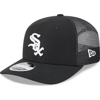 Casquette trucker noire 9SEVENTY Stretch Snap Evergreen Chicago White Sox MLB New Era