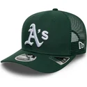 casquette-trucker-verte-9seventy-stretch-snap-evergreen-oakland-athletics-mlb-new-era