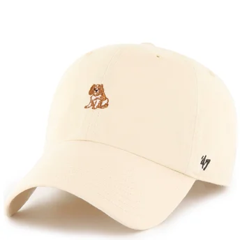 Casquette courbée beige ajustable Clean Up Dog Base Runner Icon chien 47 Brand