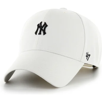 Casquette courbée beige snapback MVP Base Runner New York Yankees MLB 47 Brand