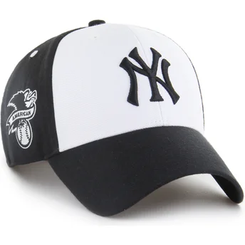 Casquette courbée noire et blanche snapback MVP Replica Sure Shot New York Yankees MLB 47 Brand