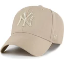 casquette-courbee-khaki-snapback-con-logo-khaki-mvp-new-york-yankees-mlb-47-brand