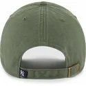 casquette-courbee-verte-ajustable-avec-logo-vert-clean-up-new-york-yankees-mlb-47-brand