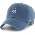 casquette-courbee-bleue-ajustable-clean-up-base-runner-new-york-yankees-mlb-47-brand