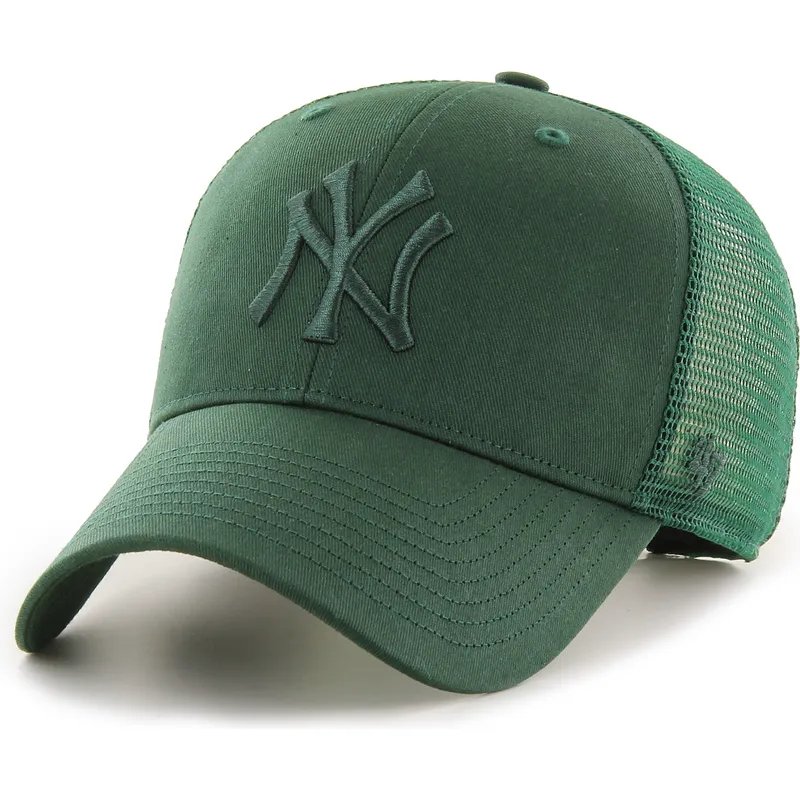 casquette-trucker-verte-avec-logo-vert-mvp-branson-new-york-yankees-mlb-47-brand