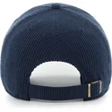 casquette-courbee-bleue-marine-ajustable-clean-up-cord-base-runner-new-york-yankees-mlb-47-brand