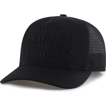 Casquette trucker noire avec logo noir Hitch Contemporary New York Yankees MLB 47 Brand
